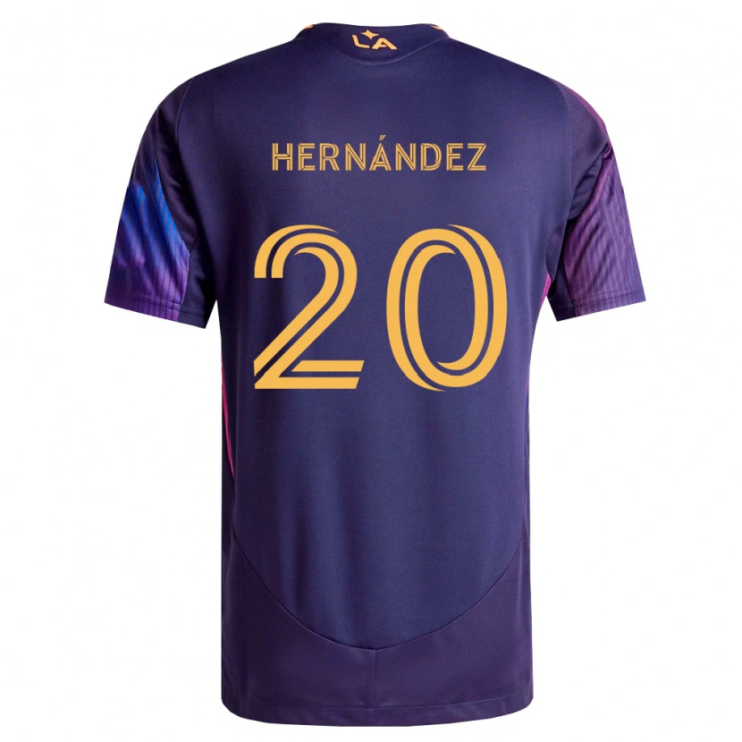 Danxen Mulher Camisola Roberto Hernández #20 Roxo Escuro Amarelo Alternativa 2026/27 Camisa Brasil