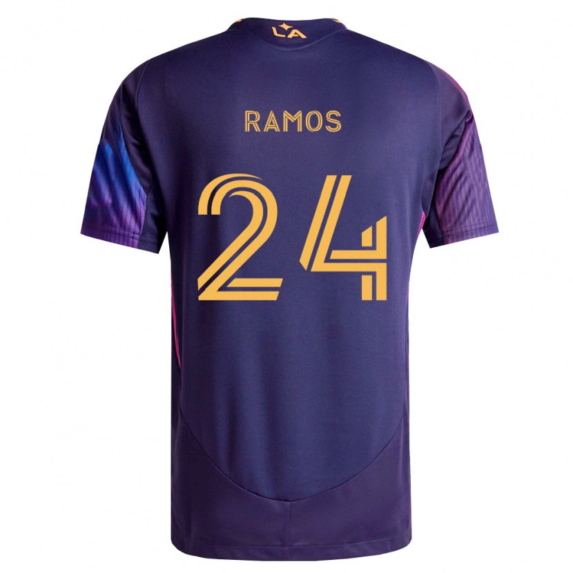 Danxen Mulher Camisola Rubén Ramos #24 Roxo Escuro Amarelo Alternativa 2026/27 Camisa Brasil