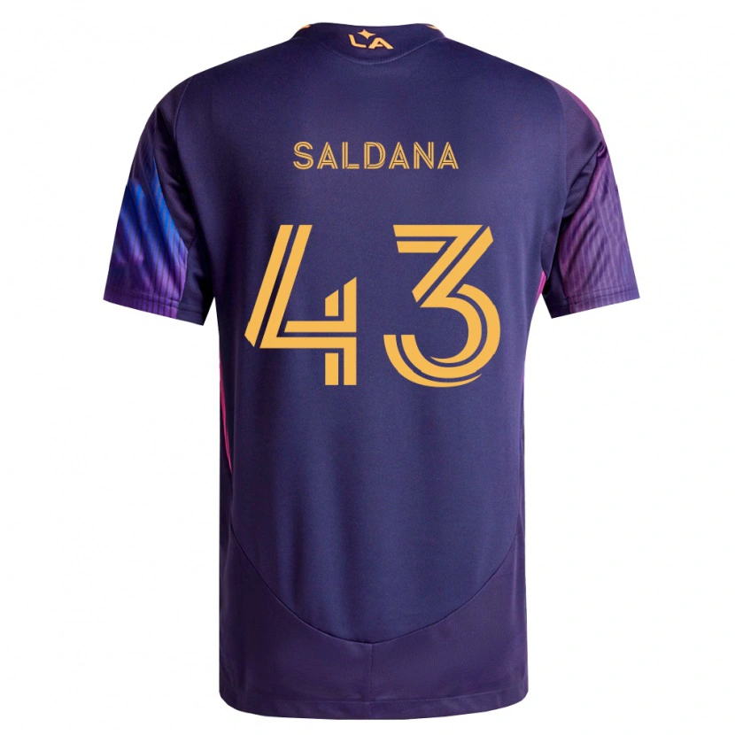 Danxen Mulher Camisola Adam Saldaña #43 Roxo Escuro Amarelo Alternativa 2026/27 Camisa Brasil