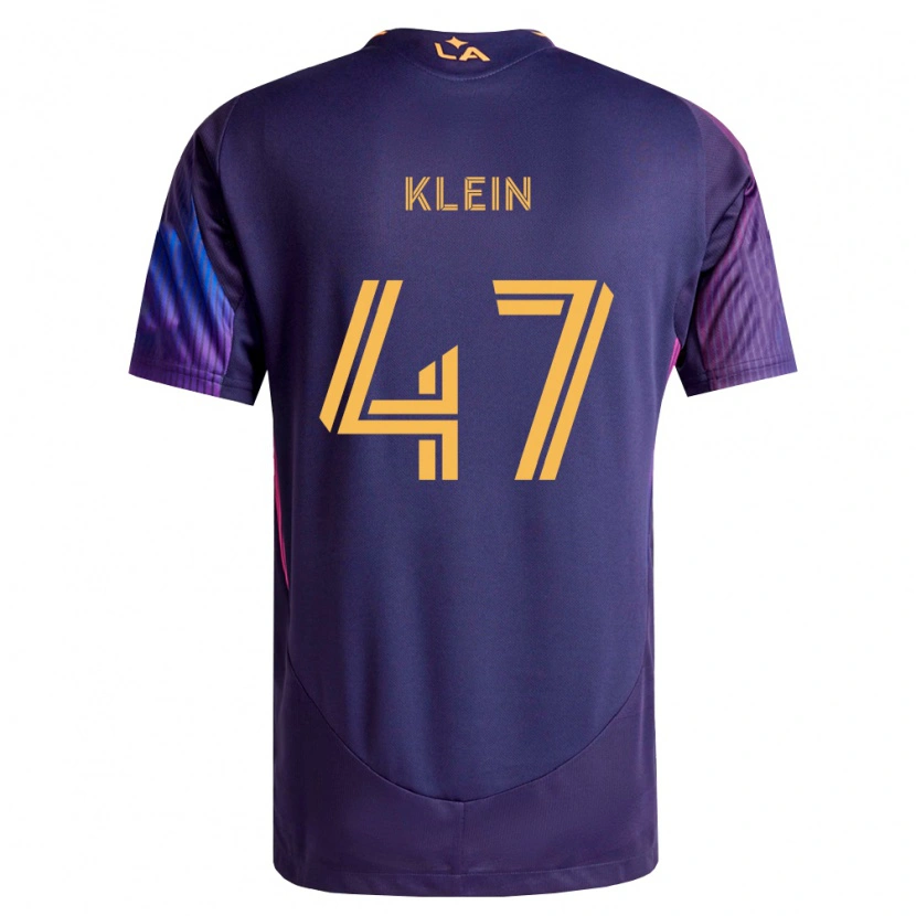 Danxen Mulher Camisola Carson Klein #47 Roxo Escuro Amarelo Alternativa 2026/27 Camisa Brasil