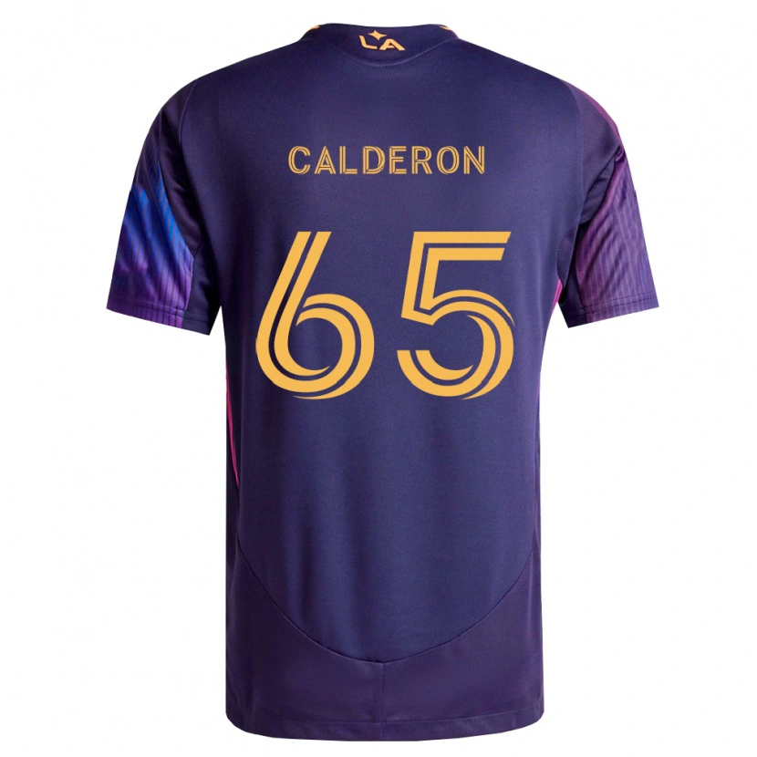 Danxen Mulher Camisola Juan Calderón #65 Roxo Escuro Amarelo Alternativa 2026/27 Camisa Brasil