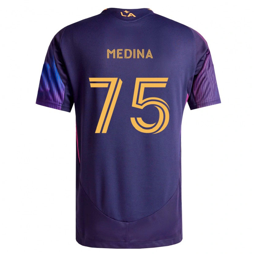 Danxen Mulher Camisola Aaron Medina #75 Roxo Escuro Amarelo Alternativa 2026/27 Camisa Brasil