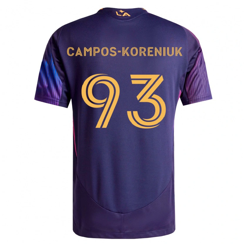 Danxen Mulher Camisola K Campos-Koreniuk #93 Roxo Escuro Amarelo Alternativa 2026/27 Camisa Brasil