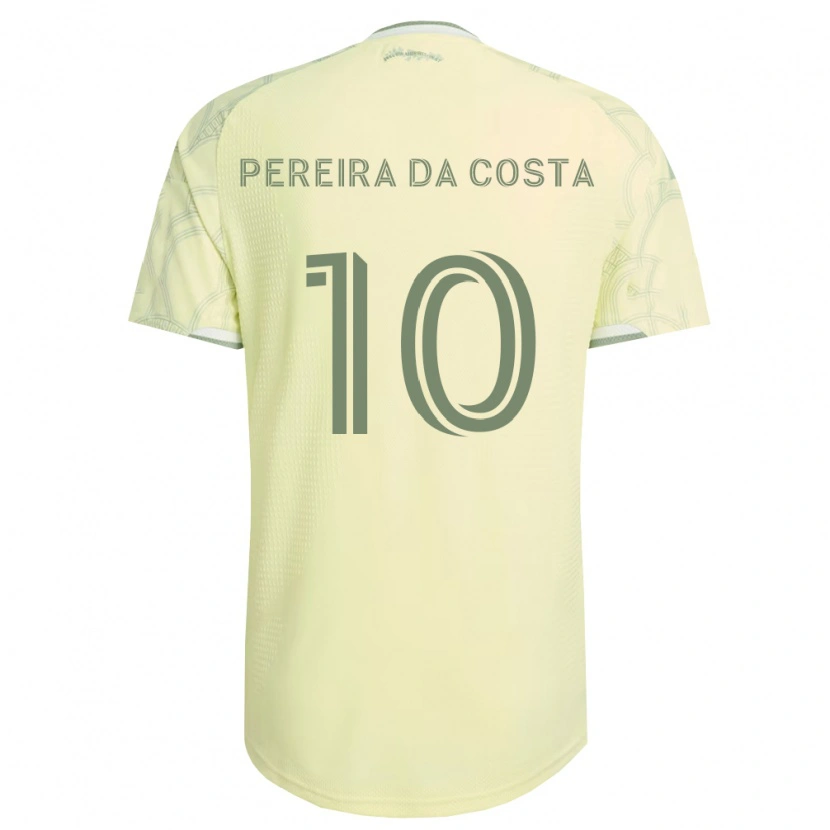 Danxen Mulher Camisola David Da Costa #10 Bege Branco Alternativa 2026/27 Camisa Brasil