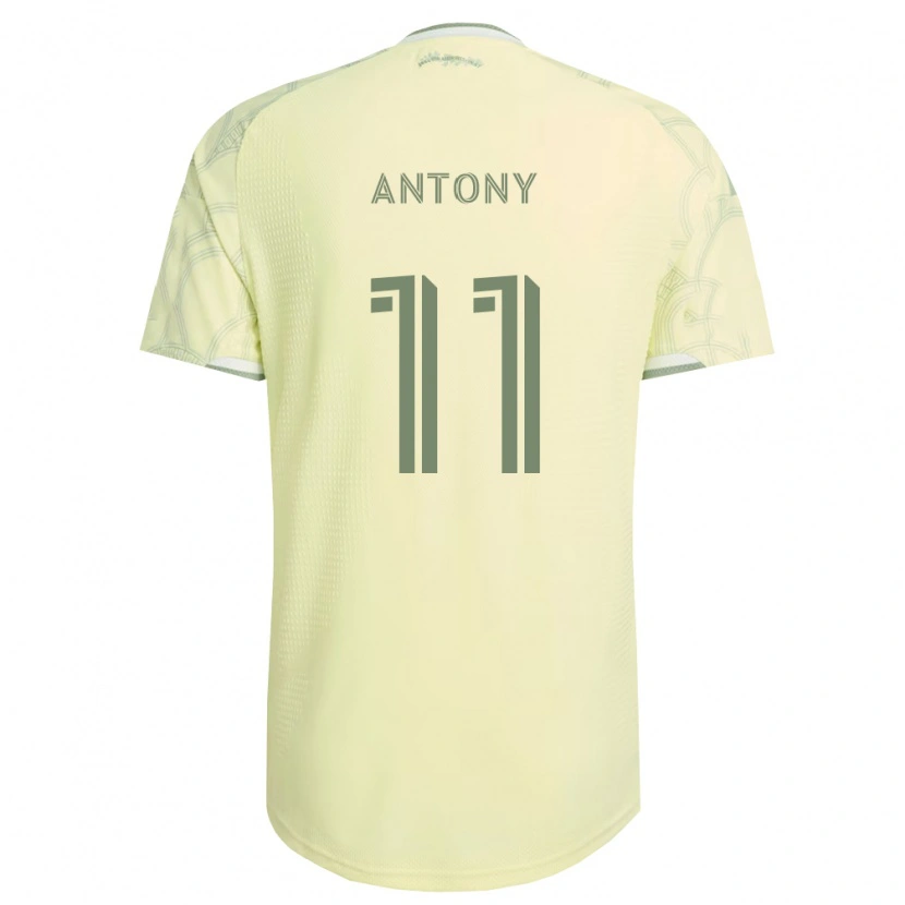 Danxen Mulher Camisola Antony Alves Santos #11 Bege Branco Alternativa 2026/27 Camisa Brasil
