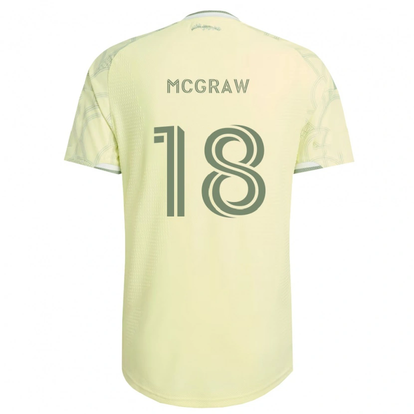 Danxen Mulher Camisola Zac Mcgraw #18 Bege Branco Alternativa 2026/27 Camisa Brasil