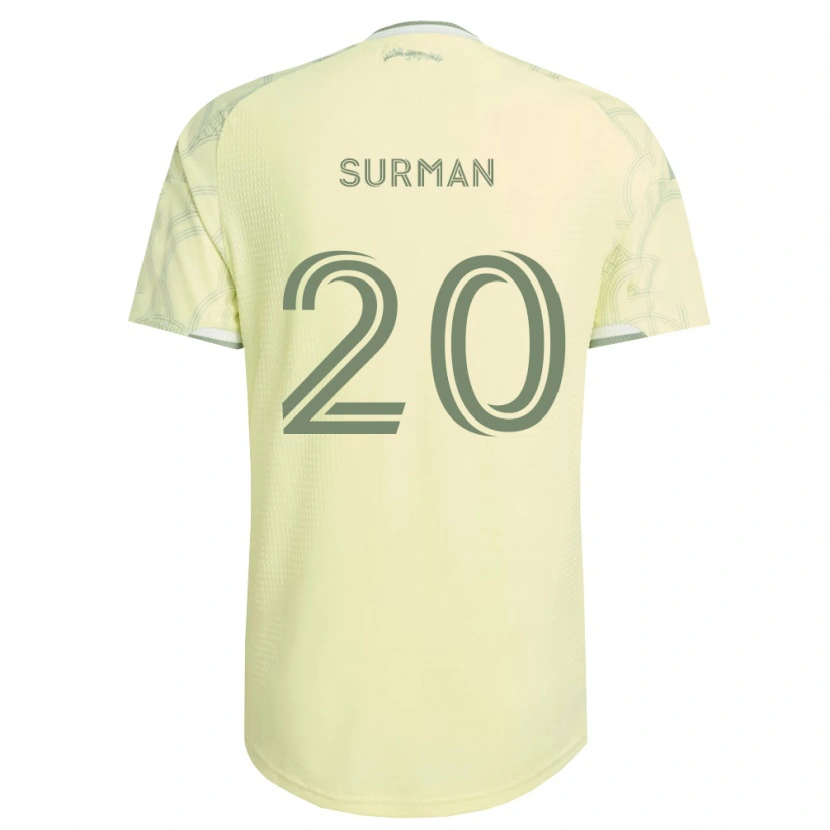 Danxen Mulher Camisola Finn Surman #20 Bege Branco Alternativa 2026/27 Camisa Brasil