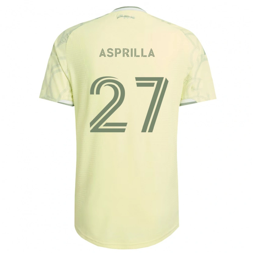 Danxen Mulher Camisola Dairon Asprilla #27 Bege Branco Alternativa 2026/27 Camisa Brasil