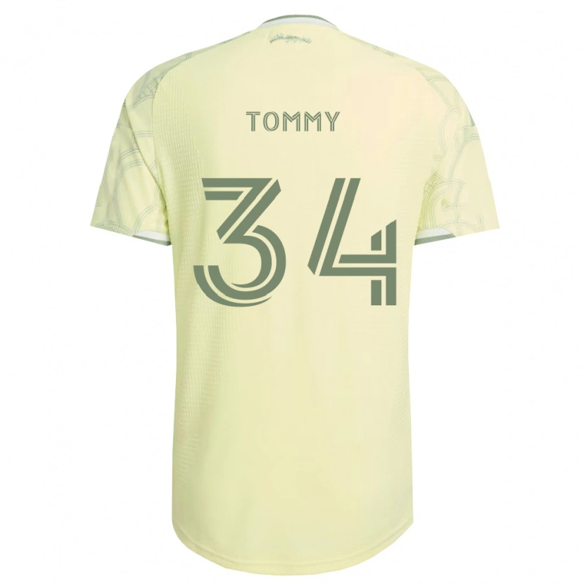 Danxen Mulher Camisola Calem Tommy #34 Bege Branco Alternativa 2026/27 Camisa Brasil