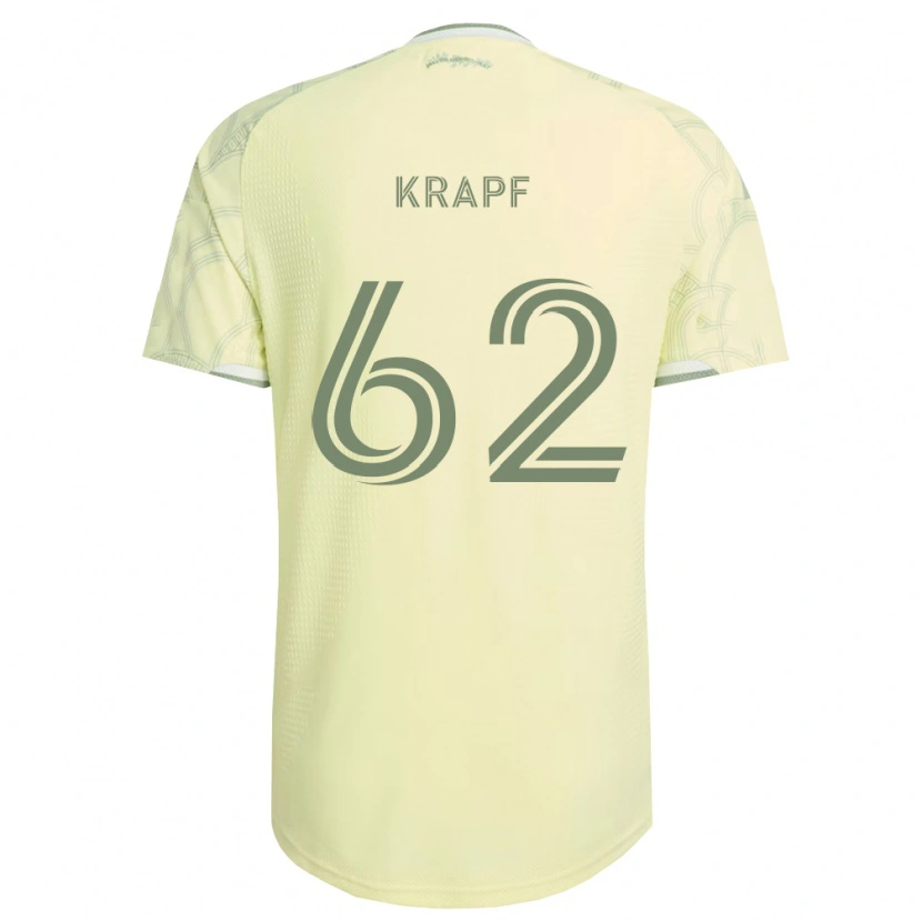 Danxen Mulher Camisola Andrew Krapf #62 Bege Branco Alternativa 2026/27 Camisa Brasil