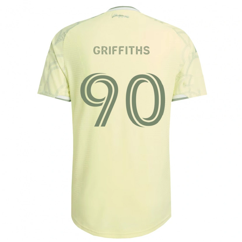 Danxen Mulher Camisola Reo Griffiths #90 Bege Branco Alternativa 2026/27 Camisa Brasil