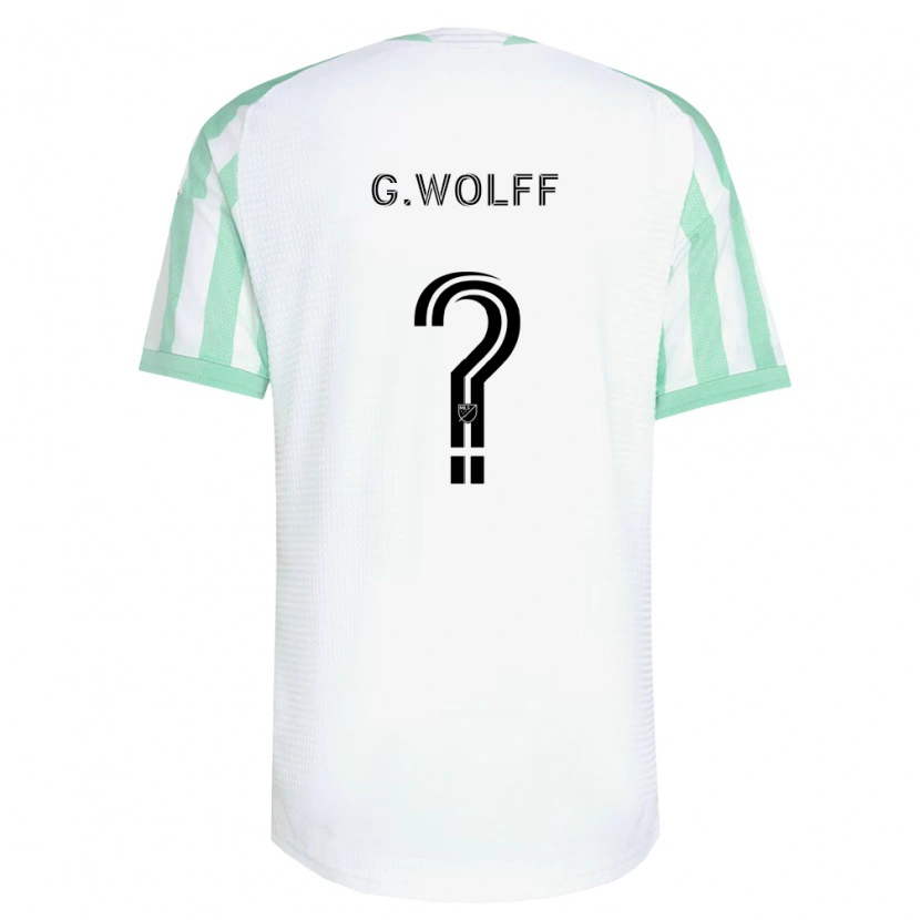 Danxen Mulher Camisola Gavin Wolff #0 Verde Claro Branco Preto Alternativa 2026/27 Camisa Brasil