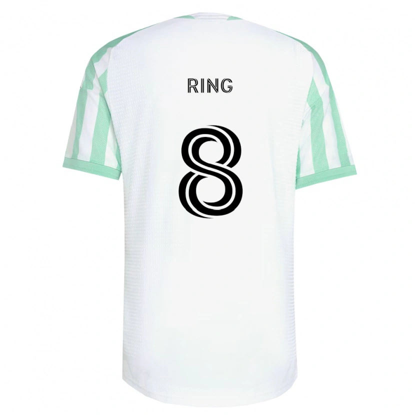 Danxen Mulher Camisola Alexander Ring #8 Verde Claro Branco Preto Alternativa 2026/27 Camisa Brasil