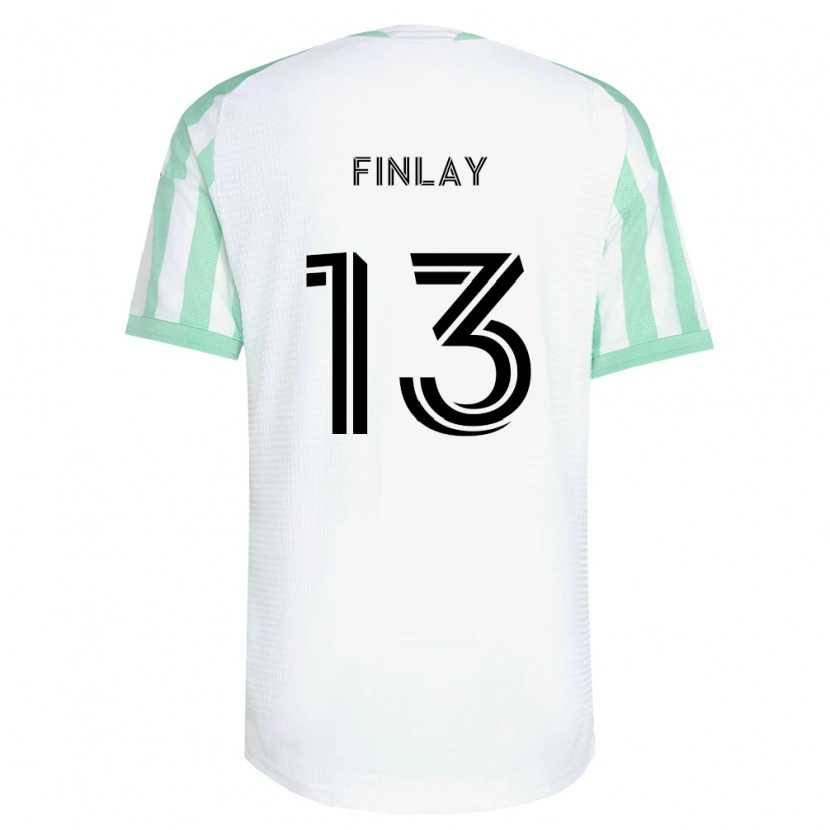 Danxen Mulher Camisola Ethan Finlay #13 Verde Claro Branco Preto Alternativa 2026/27 Camisa Brasil