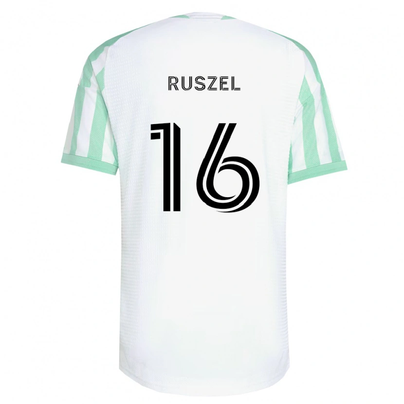 Danxen Mulher Camisola Marcel Ruszel #16 Verde Claro Branco Preto Alternativa 2026/27 Camisa Brasil