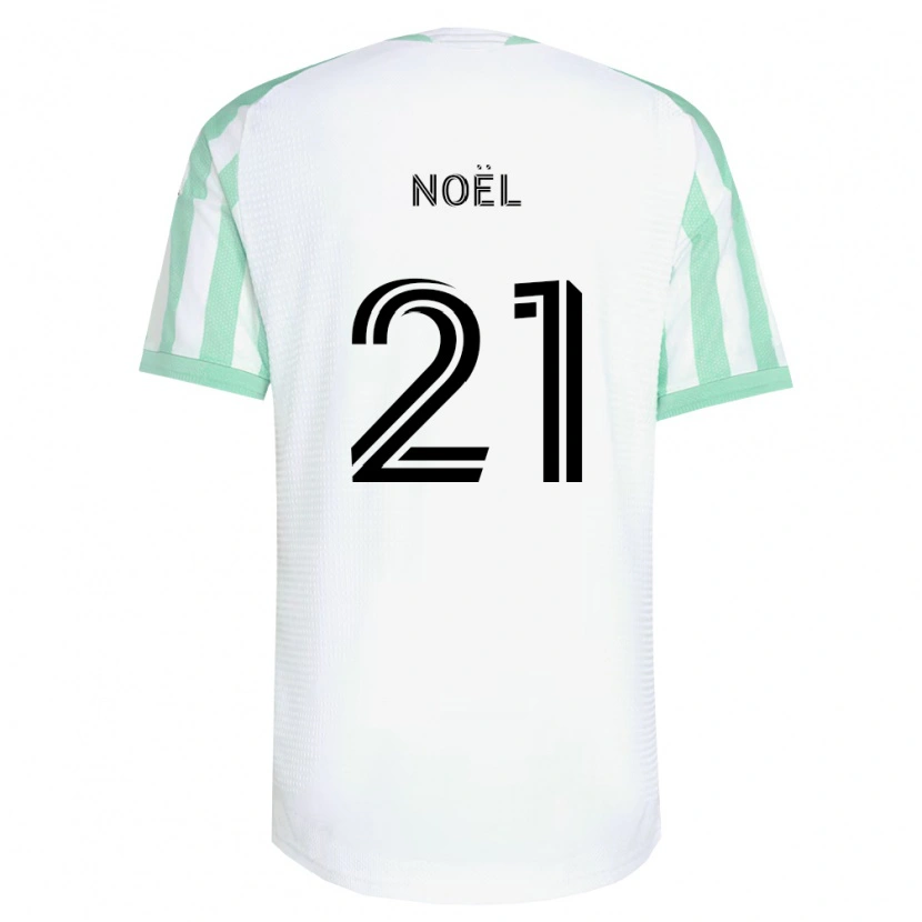 Danxen Mulher Camisola Valentin Noël #21 Verde Claro Branco Preto Alternativa 2026/27 Camisa Brasil