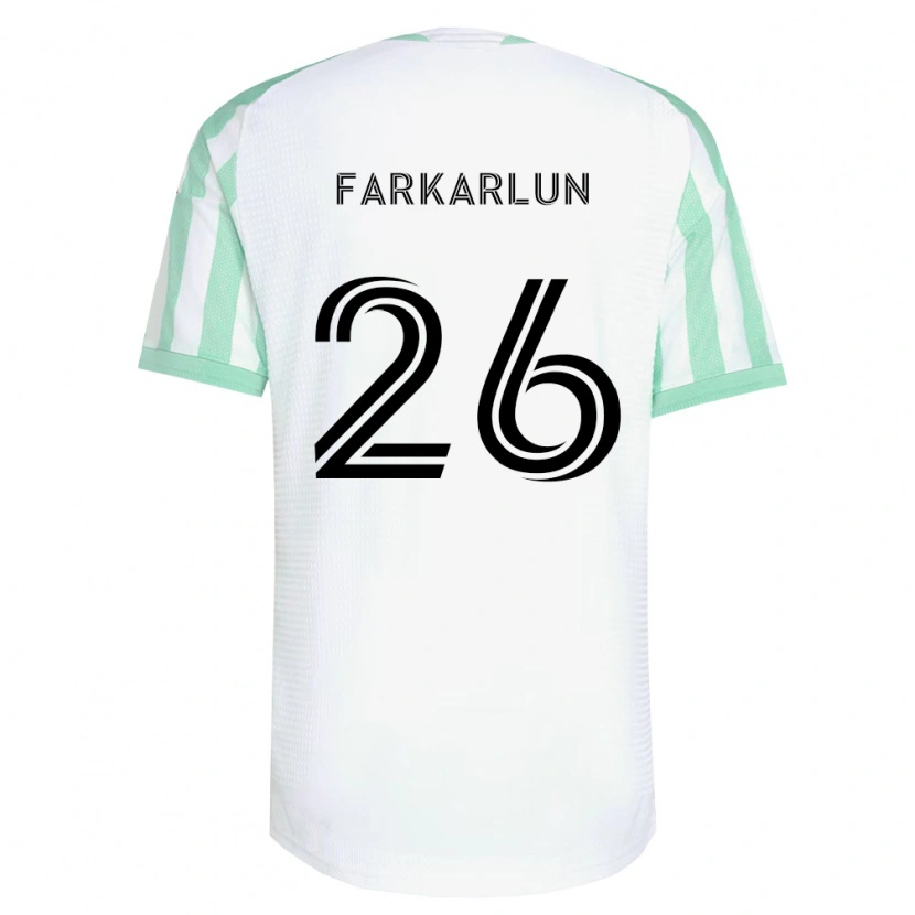 Danxen Mulher Camisola Jimmy Farkarlun #26 Verde Claro Branco Preto Alternativa 2026/27 Camisa Brasil