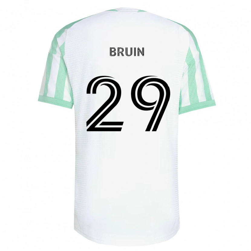 Danxen Mulher Camisola Will Bruin #29 Verde Claro Branco Preto Alternativa 2026/27 Camisa Brasil