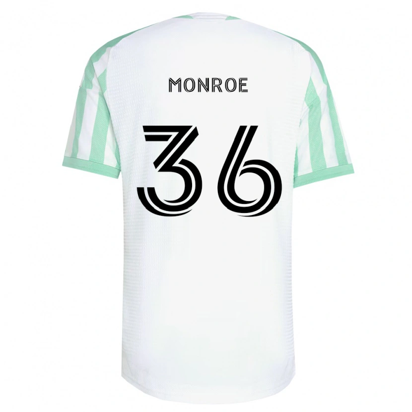 Danxen Mulher Camisola Greg Monroe #36 Verde Claro Branco Preto Alternativa 2026/27 Camisa Brasil