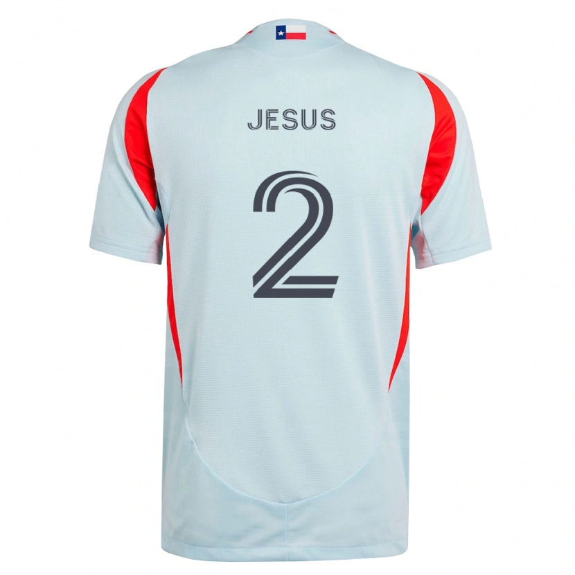 Danxen Mulher Camisola Geovane Jesus #2 Cinza Escuro Branco Vermelho Alternativa 2026/27 Camisa Brasil