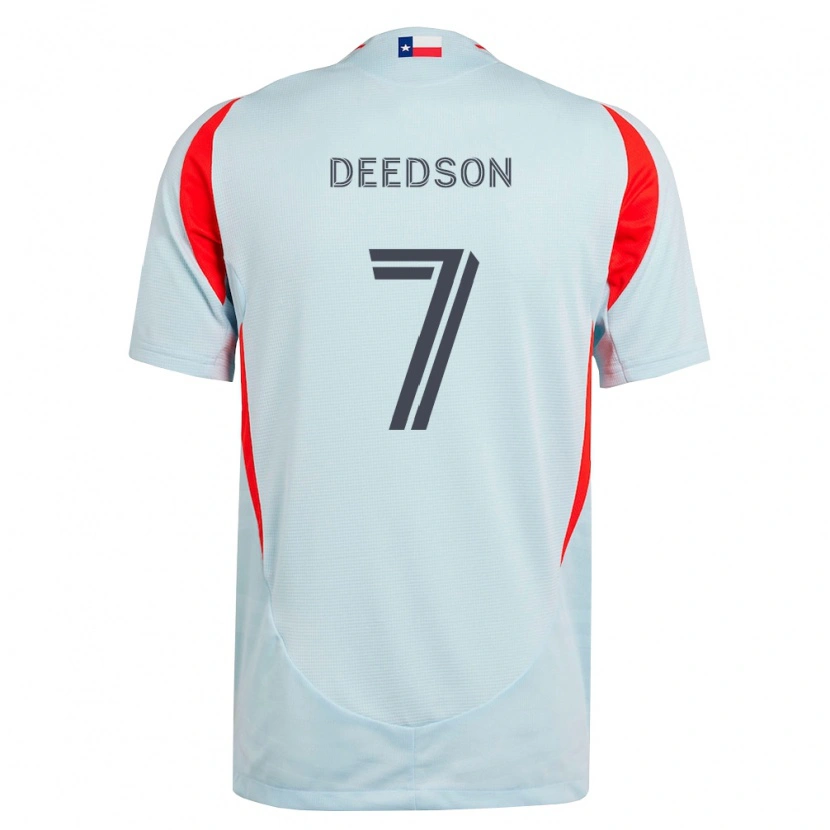 Danxen Mulher Camisola Louicius Deedson #7 Cinza Escuro Branco Vermelho Alternativa 2026/27 Camisa Brasil