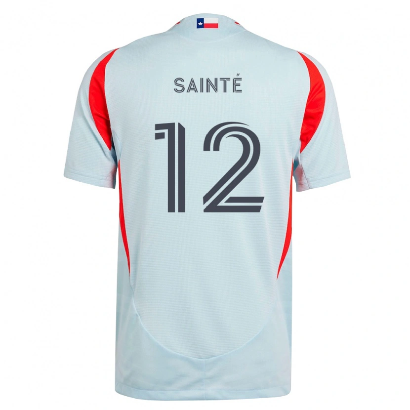 Danxen Mulher Camisola Carl Sainté #12 Cinza Escuro Branco Vermelho Alternativa 2026/27 Camisa Brasil