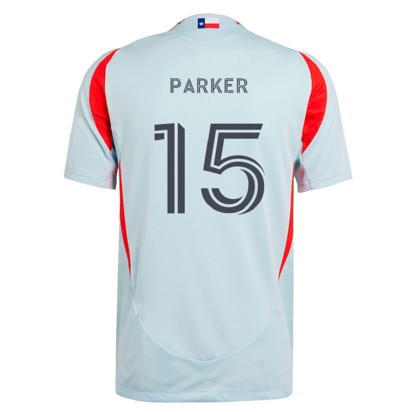 Danxen Mulher Camisola Isaiah Parker #15 Cinza Escuro Branco Vermelho Alternativa 2026/27 Camisa Brasil