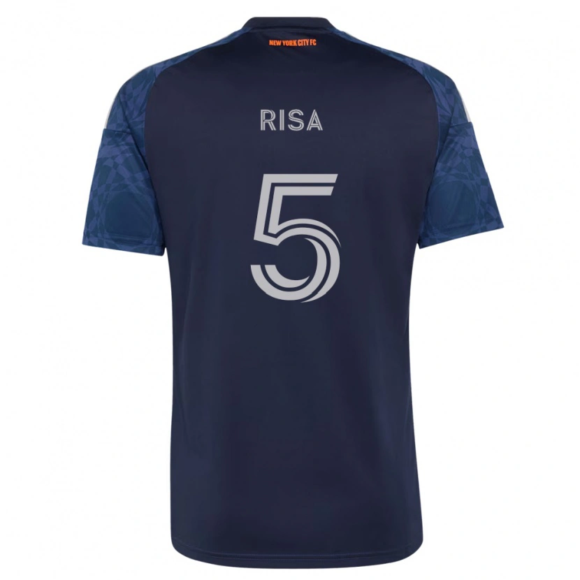 Danxen Mulher Camisola Birk Risa #5 Azul Profundo Branco Alternativa 2026/27 Camisa Brasil