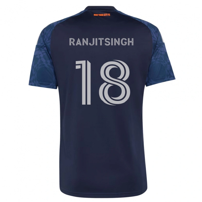Danxen Mulher Camisola Greg Ranjitsingh #18 Azul Profundo Branco Alternativa 2026/27 Camisa Brasil