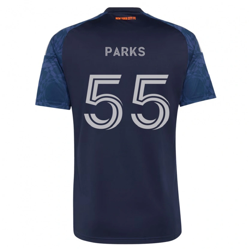 Danxen Mulher Camisola Keaton Parks #55 Azul Profundo Branco Alternativa 2026/27 Camisa Brasil