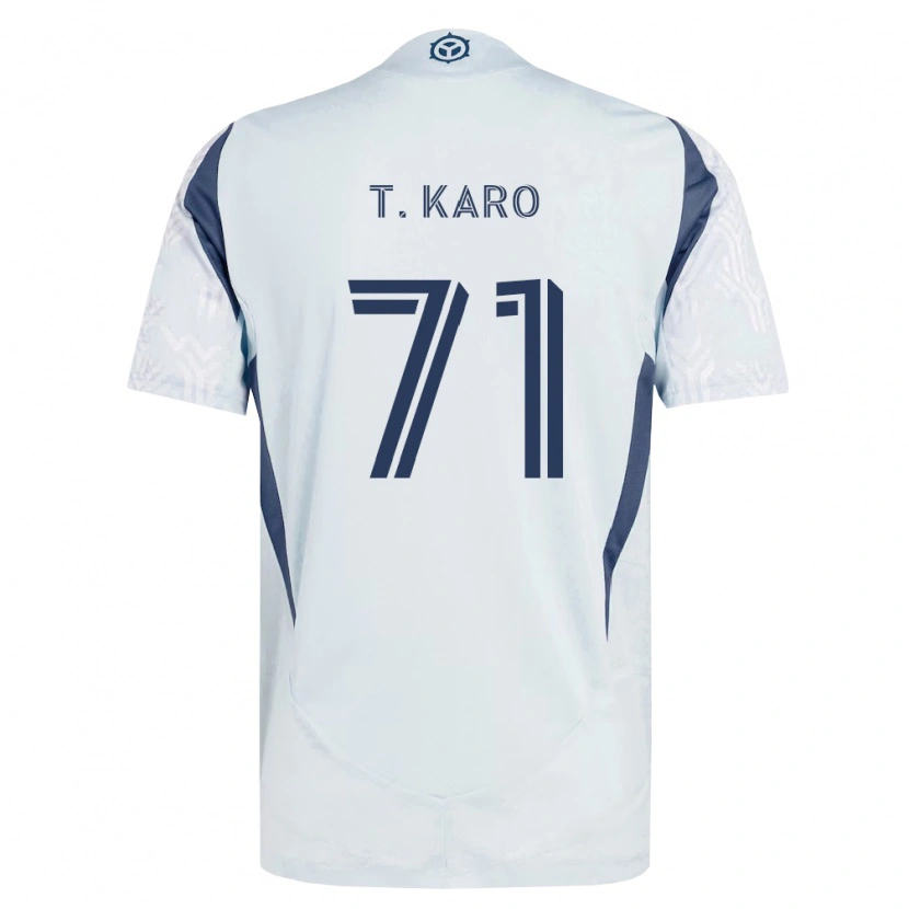 Danxen Mulher Camisola David Tchétchao Karo #71 Azul Branco Cinza Alternativa 2026/27 Camisa Brasil