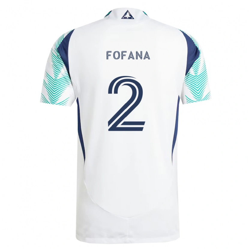 Danxen Mulher Camisola Mamadou Fofana #2 Branco Azul Marinho Verde Claro Alternativa 2026/27 Camisa Brasil