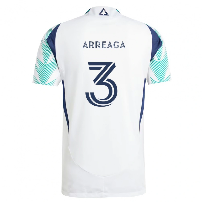 Danxen Mulher Camisola Xavier Arreaga #3 Branco Azul Marinho Verde Claro Alternativa 2026/27 Camisa Brasil