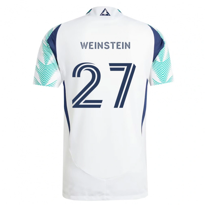 Danxen Mulher Camisola Max Weinstein #27 Branco Azul Marinho Verde Claro Alternativa 2026/27 Camisa Brasil