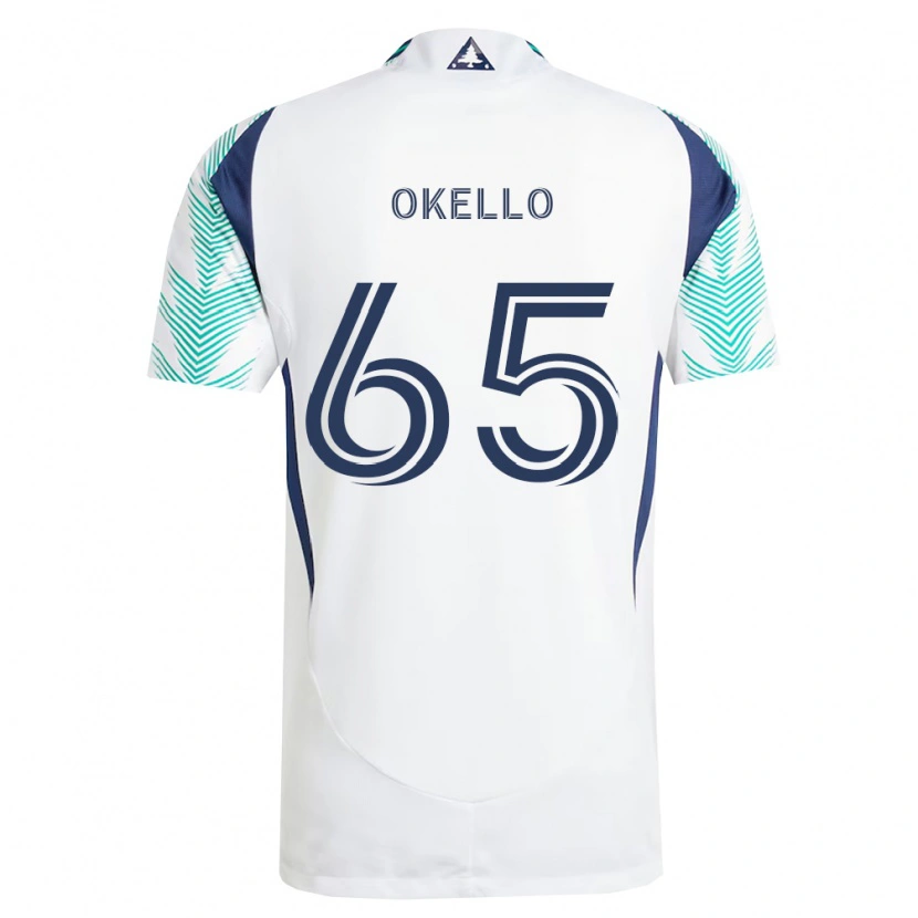 Danxen Mulher Camisola Noble Okello #65 Branco Azul Marinho Verde Claro Alternativa 2026/27 Camisa Brasil