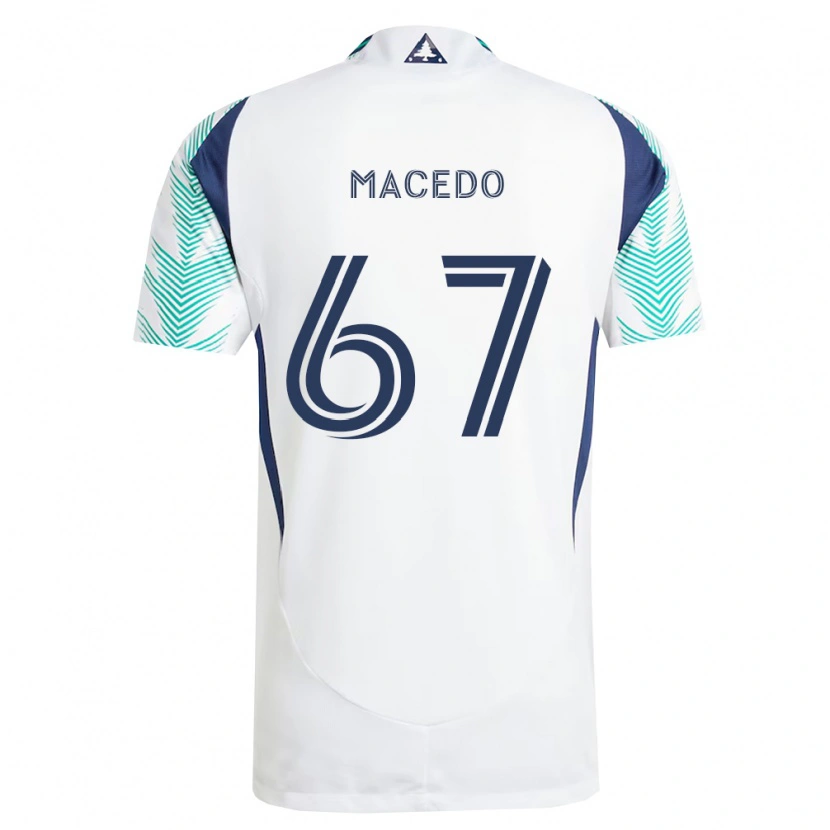 Danxen Mulher Camisola Josh Macedo #67 Branco Azul Marinho Verde Claro Alternativa 2026/27 Camisa Brasil