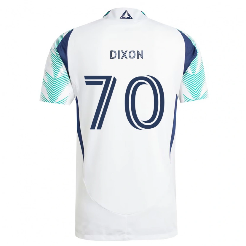 Danxen Mulher Camisola Daniel Dixon #70 Branco Azul Marinho Verde Claro Alternativa 2026/27 Camisa Brasil