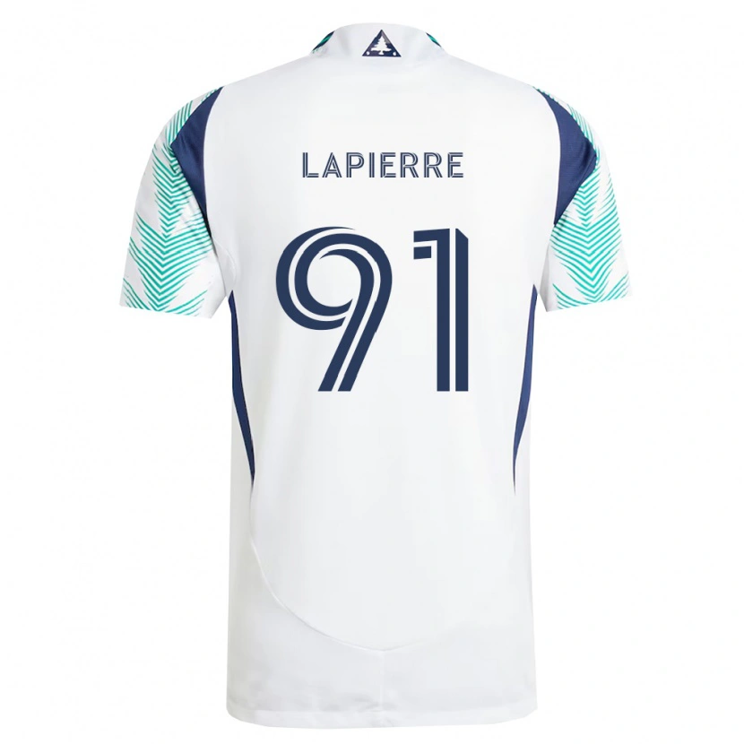 Danxen Mulher Camisola Zach Lapierre #91 Branco Azul Marinho Verde Claro Alternativa 2026/27 Camisa Brasil