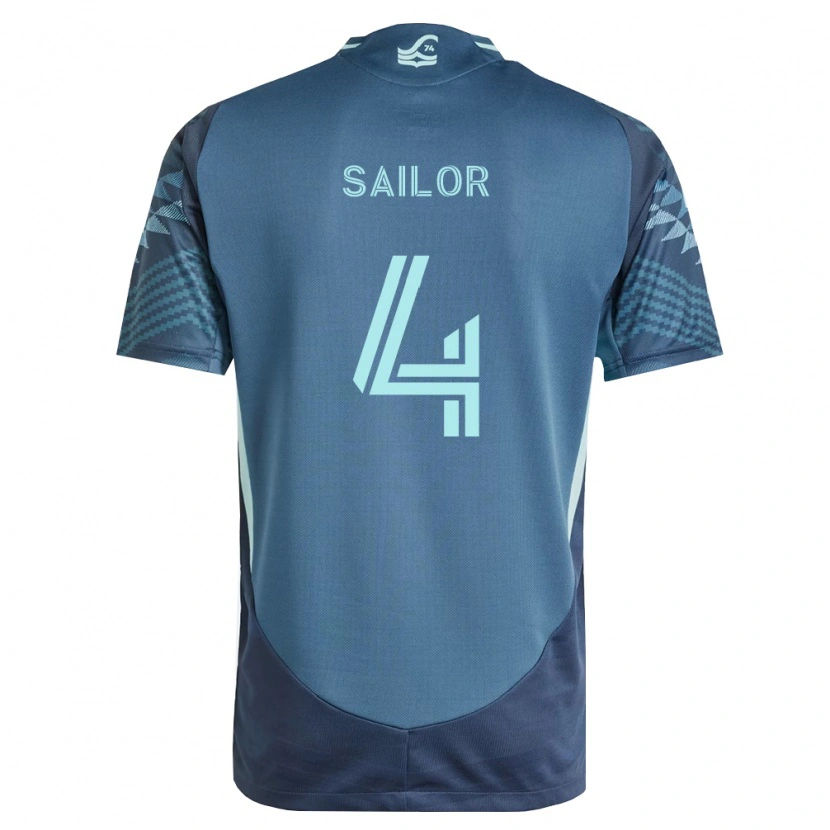 Danxen Mulher Camisola Ryan Sailor #4 Azul Marinho Verde Alternativa 2026/27 Camisa Brasil