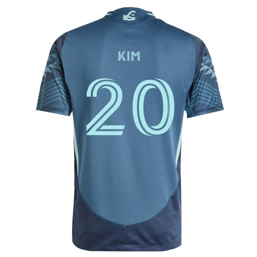 Danxen Mulher Camisola Kee-Hee Kim #20 Azul Marinho Verde Alternativa 2026/27 Camisa Brasil