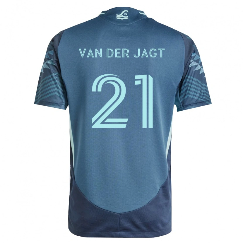 Danxen Mulher Camisola Olivia Van Der Jagt #21 Azul Marinho Verde Alternativa 2026/27 Camisa Brasil