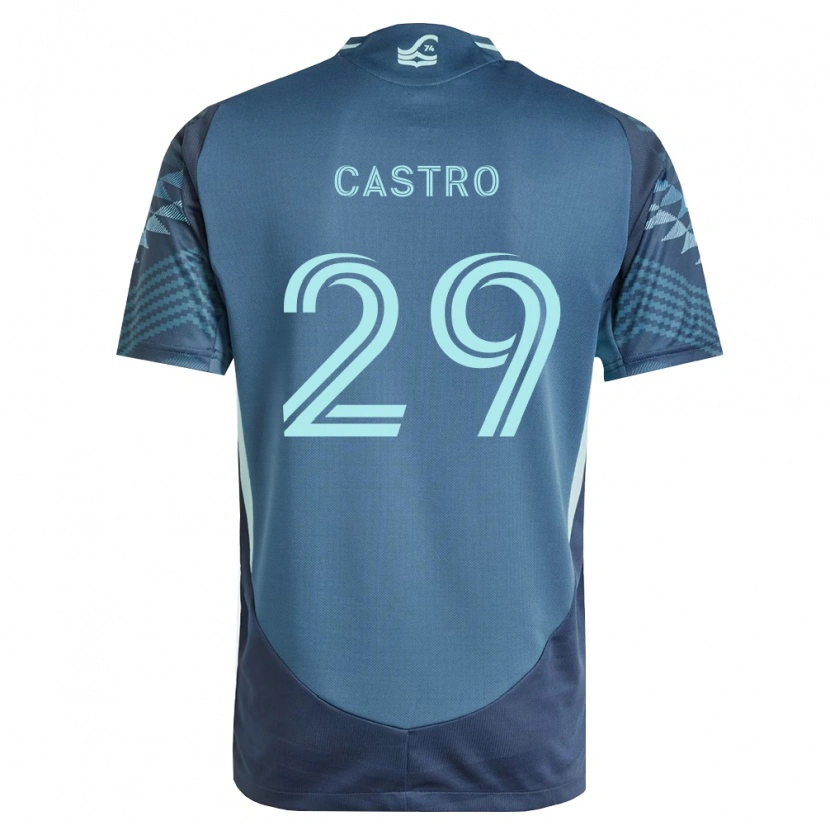 Danxen Mulher Camisola Jacob Castro #29 Azul Marinho Verde Alternativa 2026/27 Camisa Brasil