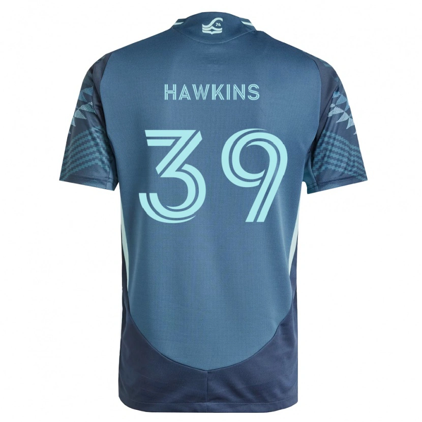Danxen Mulher Camisola Stuart Hawkins #39 Azul Marinho Verde Alternativa 2026/27 Camisa Brasil