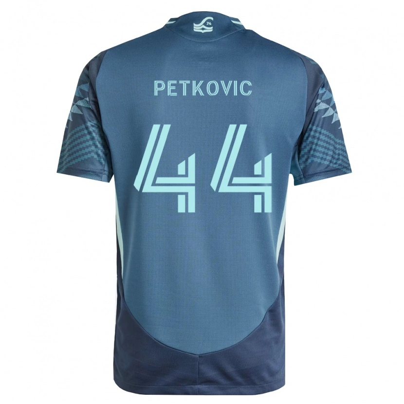Danxen Mulher Camisola Nikola Petković #44 Azul Marinho Verde Alternativa 2026/27 Camisa Brasil