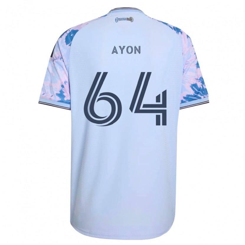 Danxen Mulher Camisola Jerry Ayon #64 Azul Real Branco Preto Alternativa 2026/27 Camisa Brasil