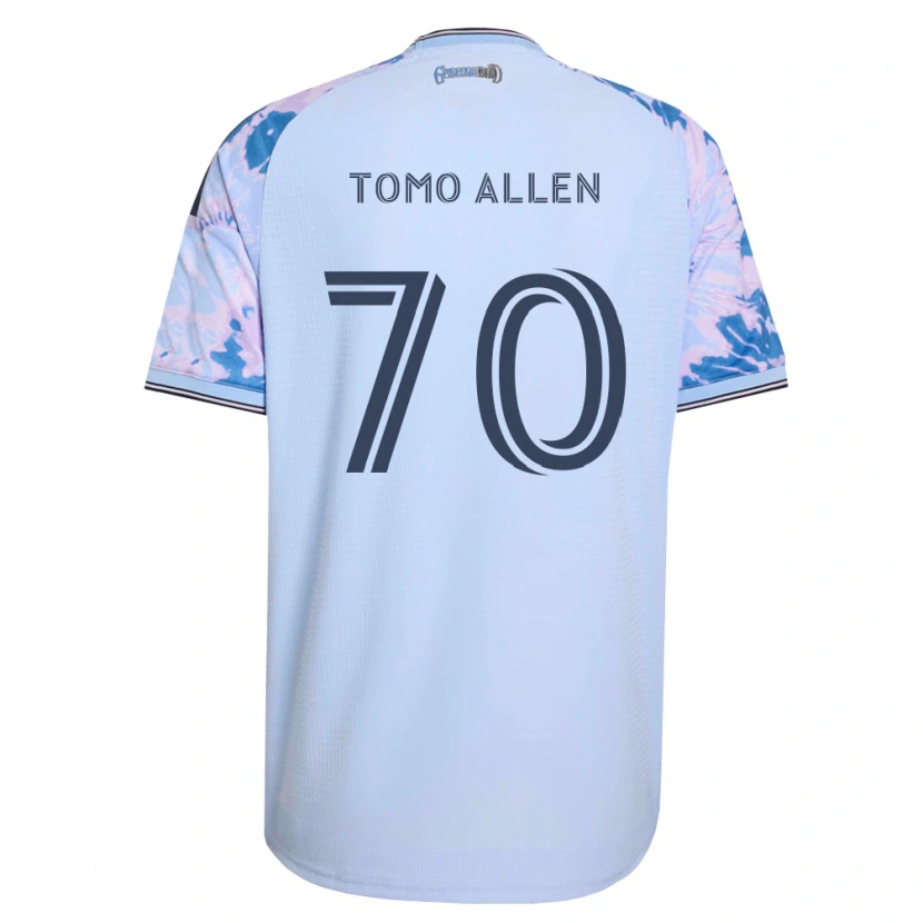 Danxen Mulher Camisola Tomo Allen #70 Azul Real Branco Preto Alternativa 2026/27 Camisa Brasil