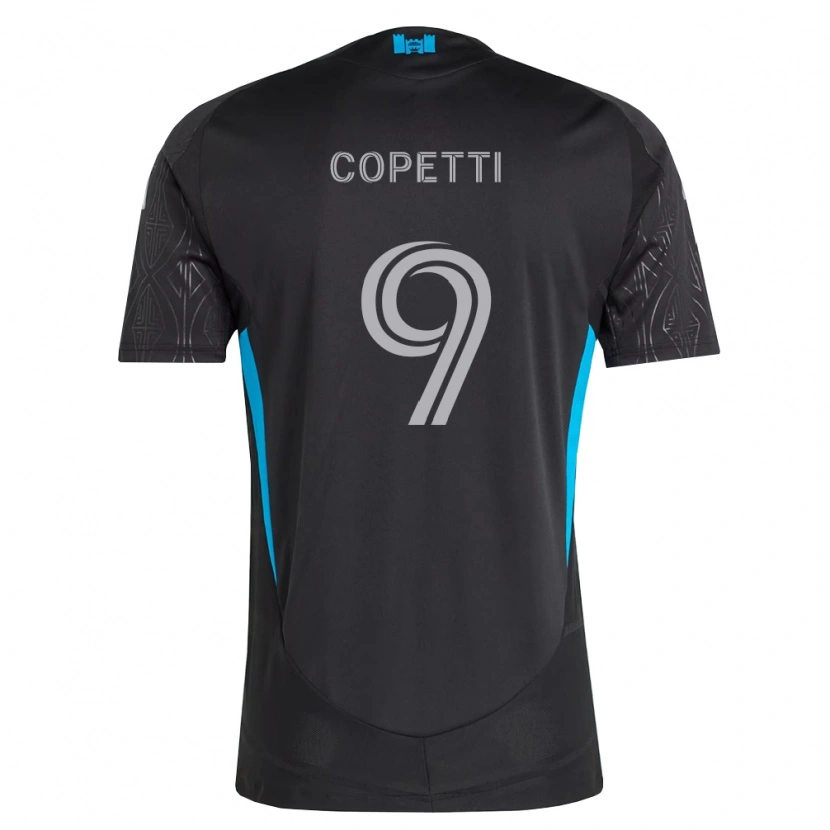 Danxen Mulher Camisola Enzo Copetti #9 Preto Branco Azul Celeste Alternativa 2026/27 Camisa Brasil