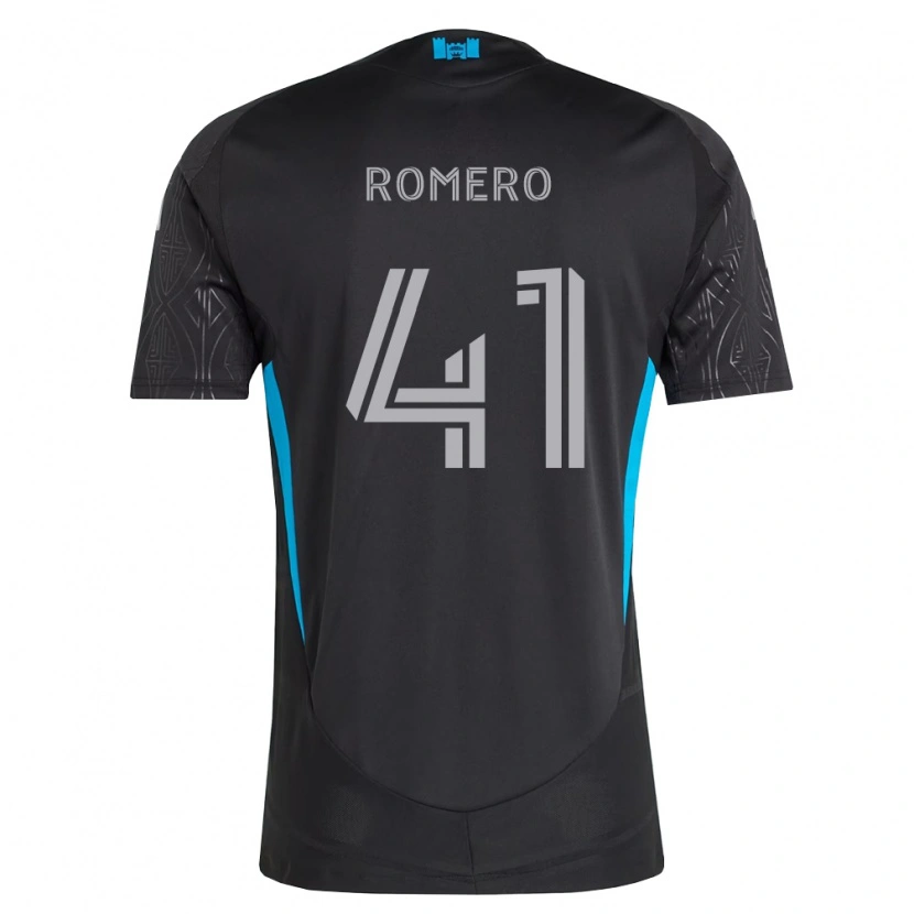 Danxen Mulher Camisola Brian Romero #41 Preto Branco Azul Celeste Alternativa 2026/27 Camisa Brasil