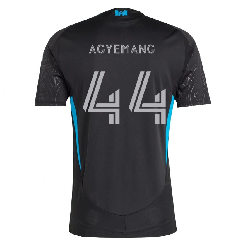 Danxen Mulher Camisola Morrison Agyemang #44 Preto Branco Azul Celeste Alternativa 2026/27 Camisa Brasil