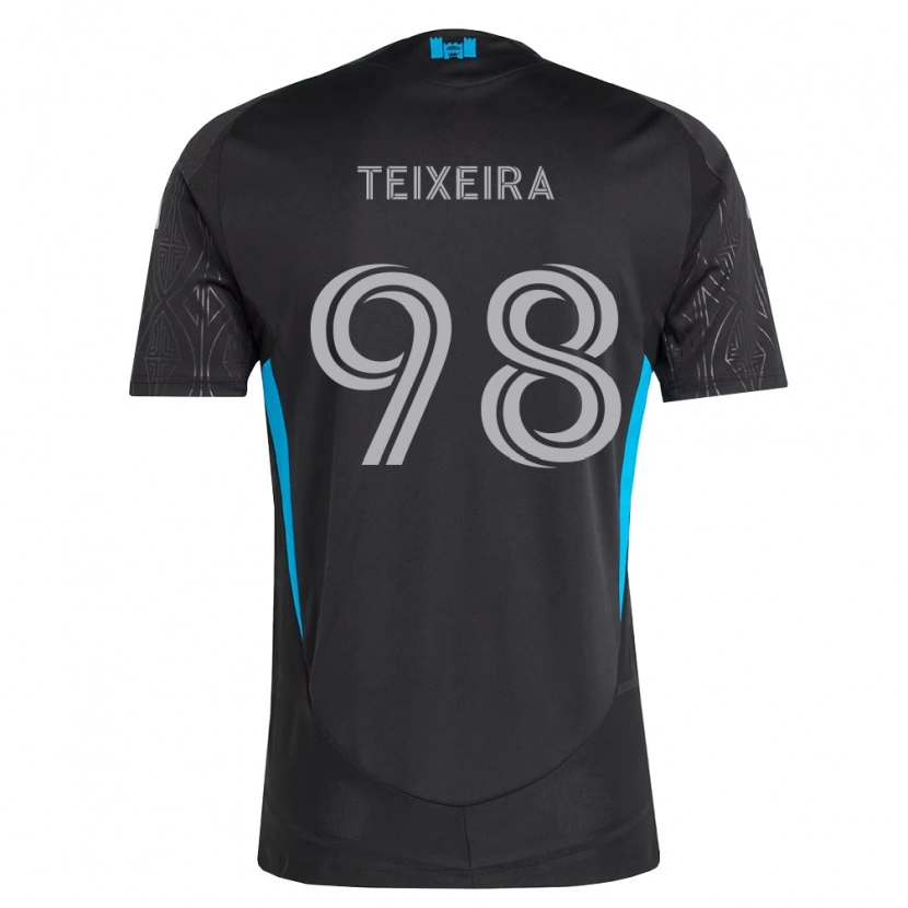 Danxen Mulher Camisola Nickolas Teixeira #98 Preto Branco Azul Celeste Alternativa 2026/27 Camisa Brasil